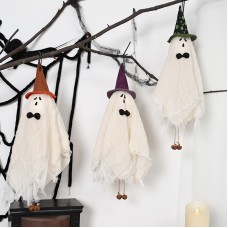 Halloween Decoration White Witch Ghost Hanging Ghost Wind Chime Ghost Festival Home Party Decoration Pendant