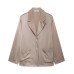 Hanging suit jacket loose suit pants