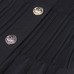 Fashionable and high-quality knitted collar slim fit A-line dress for women