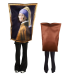 New Halloween party performance costumes fun spoof mural costumes campus activities performance jumpsuit