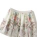 Splicing colorful flower mesh skirt for women, French court style cake skirt with elegant temperament