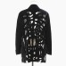 Medium to long length suit with fashionable and simple hollow out edge design, a suit jacket with a sense of design Medium to long length suit with fashionable and simple hollow out edge design, a suit jacket with a sense of design