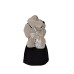 French socialite heavy industry sequin embroidery three-dimensional flower waist slimming strapless dress dress