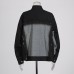 Color blocking structure splicing single breasted jacket denim jacket for women
