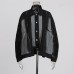 Color blocking structure splicing single breasted jacket denim jacket for women
