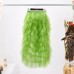 Green women's set, fashionable chiffon top, fluffy cake skirt, two-piece set