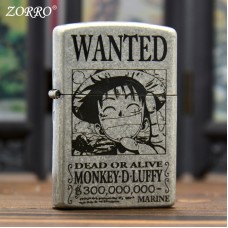 ZORRO Zoro Ancient Silver Pirate King Luffy Kerosene Lighter ZORRO Zoro Ancient Silver Pirate King Luffy Kerosene Lighter