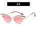 Cat eye hollow sunglasses European and American fashion sunglasses for women