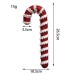 Decorative foam candy stick red and white Christmas tree decoration rattan decoration pendant window display