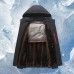 New graphene cotton jacket for men in winter, dad's outfit with plush outdoor jacket, thick cotton jacket
