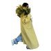 European and American autumn women's trench coat with elegant temperament, one button imitation wool loose coat for women