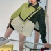 Fake Two Top Retro Hoodie Women's Asymmetric Shirt Fake Two Top Retro Hoodie Women's Asymmetric Shirt