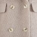 Street temperament, high-end woolen coat, women's winter new style, double breasted waist design, elongated jacket