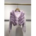 Short cardigan jacket, knitted sweater, hairy spring and autumn new top