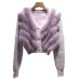 Short cardigan jacket, knitted sweater, hairy spring and autumn new top