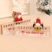 Wooden Calendar Mobile Ornament Creative Faceless Elderly Christmas Countdown Calendar Christmas Gift