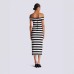 New Black and White Zebra Pattern Bandage Skirt Set European and American Fashion Off Shoulder Short Top Long Skirt Two Piece Set New Black and White Zebra Pattern Bandage Skirt Set European and American Fashion Off Shoulder Short Top Long Skirt Two Piece Set