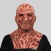 Freddy horror mask, full face headgear, makeup ball, scary demon, funny face, Halloween party, parody props
