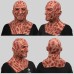 Freddy horror mask, full face headgear, makeup ball, scary demon, funny face, Halloween party, parody props