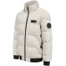 Men's winter intelligent constant temperature USB three control seven zone heating cotton jacket hooded electric heating warm cotton jacket