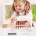 Fish bone Montessori teaching aids for fine motor training, color matching early education toys for young children