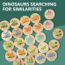 Dinosaur Memory Chess Children's Early Education Puzzle Dinosaur Find Same Focus Training Wooden Toys Christmas Toy Gifts