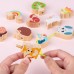 Children's puzzle forest skewers, balanced building blocks, shape matching, parent-child interactive wooden toys