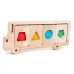 Geometric shape color separation puzzle car color shape cognition Montessori puzzle early education toy