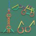 Children's puzzle puzzle puzzle DIY versatile and creative building block set puzzle toys