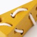 Christmas toy gifts, wooden toys, children's Montessori early education teaching aids, children's puzzle simulation, cheese threading, threading, and rope games