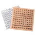 Christmas toy gift Montessori math teaching aids 1-100 number continuous board sorting board wooden hundred number board children's early education puzzle toys