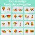 Christmas toys, gifts, fun tangram puzzles, teaching aids for children's early education and puzzle solving, 3D three-dimensional DIY geometric shape puzzle toys
