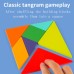 Christmas toys, gifts, fun tangram puzzles, teaching aids for children's early education and puzzle solving, 3D three-dimensional DIY geometric shape puzzle toys