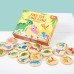 Christmas Toy Gift Dinosaur Find Same Game Children's Puzzle Dinosaur Cognitive Concentration Memory Ability Training Wooden Toy