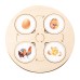 Christmas toys, gifts for children, wooden animals and plants, life cycle building blocks, puzzles, Montessori growth and evolution theory puzzle boards, cognitive toys