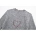 Beaded casual loose knit cardigan Beaded casual loose knit cardigan
