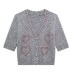 Beaded casual loose knit cardigan Beaded casual loose knit cardigan
