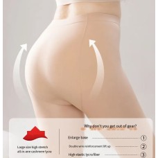 Large size water gloss single-layer one-piece socks with bare legs female nude sensation flesh color flat waist pantyhose Large size water gloss single-layer one-piece socks with bare legs female nude sensation flesh color flat waist pantyhose