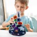 Christmas Building Blocks Stacking Fun Children's Puzzle Halloween Theme Large Particle Stacking High Toy