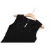 Sleeveless round-neck hollowed-out elegant slit knitted dress that is stylish and slimming Sleeveless round-neck hollowed-out elegant slit knitted dress that is stylish and slimming