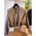 New fashionable and versatile loose and slimming short shoulder padded top for women