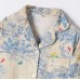 Light luxury high-end sleepwear women's double-layer gauze summer home suit set all cotton spring and autumn thin edition