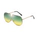 LEIDISEN  One Piece Sunglasses Men Brand Designer High Quality Oversized Sunglasses For Women Sunglass Metal UV400 Mirror