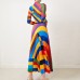 New slim fit temperament top high waist half skirt two-piece set fashionable pleated striped contrasting suit for women