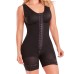Body shaping jumpsuit with high weight mesh fabric long breasted zipper Body shaping jumpsuit with high weight mesh fabric long breasted zipper