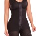 Body shaping jumpsuit with high weight mesh fabric long breasted zipper Body shaping jumpsuit with high weight mesh fabric long breasted zipper