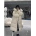 Winter Mid to Long Knee Cotton Jacket for Women Loose Hooded Large Down Cotton Jacket Thick Coat