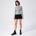 Round neck simple commuting versatile temperament top for women