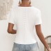 European and American sexy minimalist T-shirt with fashionable and versatile style