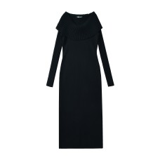Fashionable multi-color one shoulder slit jumpsuit long skirt Fashionable multi-color one shoulder slit jumpsuit long skirt
